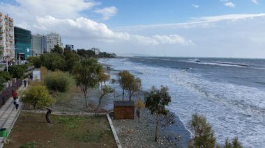 Kıbrıs'ta güzel Limasol Beach
