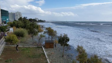 Kıbrıs'ta güzel Limasol Beach