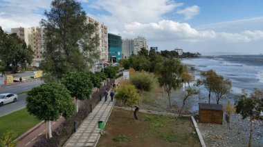 Kıbrıs'ta güzel Limasol Beach