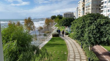 Kıbrıs'ta güzel Limasol Beach