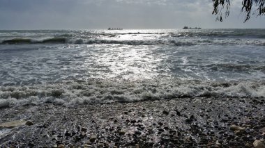 Kıbrıs'ta güzel Limasol Beach