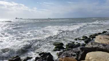 Kıbrıs'ta güzel Limasol Beach