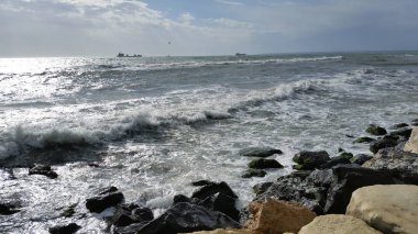 Kıbrıs'ta güzel Limasol Beach