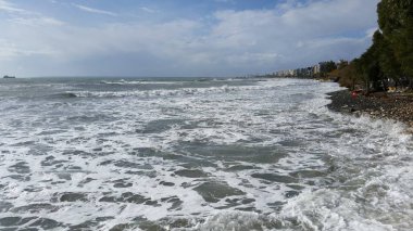 Kıbrıs'ta güzel Limasol Beach