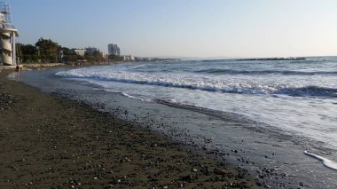 Kıbrıs'ta güzel Limasol Beach