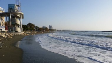 Kıbrıs'ta güzel Limasol Beach