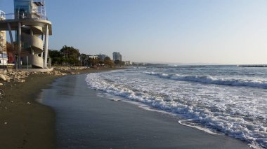 Kıbrıs'ta güzel Limasol Beach