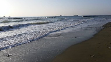 Kıbrıs'ta güzel Limasol Beach