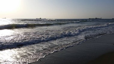 Kıbrıs'ta güzel Limasol Beach