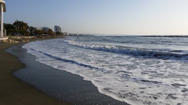 Kıbrıs'ta güzel Limasol Beach