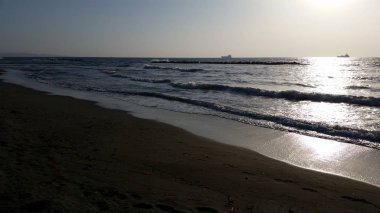 Kıbrıs'ta güzel Limasol Beach