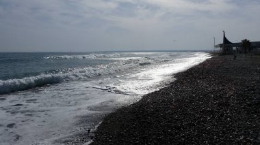Kıbrıs'ta güzel Limasol Beach