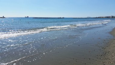 Kıbrıs'ta güzel Limasol Beach