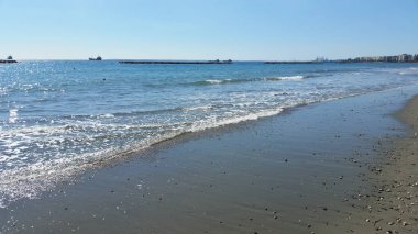 Kıbrıs'ta güzel Limasol Beach