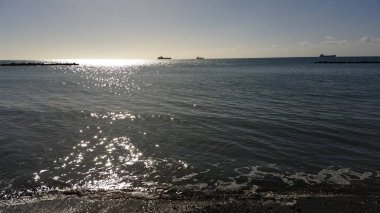 Kıbrıs'ta güzel Limasol Beach