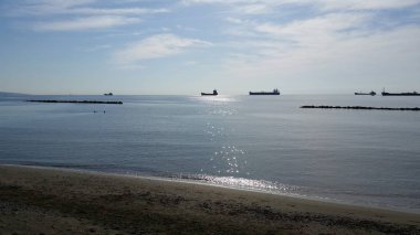 Kıbrıs'ta güzel Limasol Beach