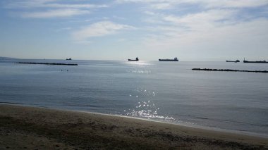 Kıbrıs'ta güzel Limasol Beach