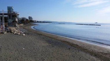 Kıbrıs'ta güzel Limasol Beach