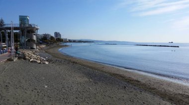 Kıbrıs'ta güzel Limasol Beach