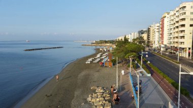 Kıbrıs'ta güzel Limasol Beach