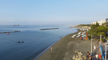 Kıbrıs'ta güzel Limasol Beach