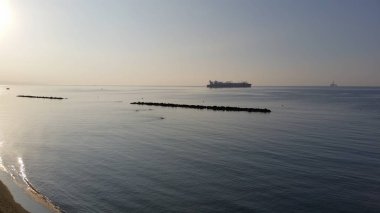 Kıbrıs'ta güzel Limasol Beach