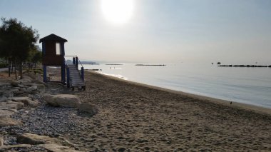 Kıbrıs'ta güzel Limasol Beach