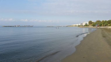 Kıbrıs'ta güzel Limasol Beach