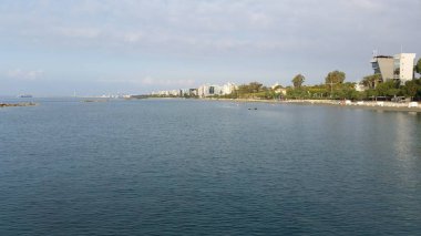 Kıbrıs'ta güzel Limasol Beach