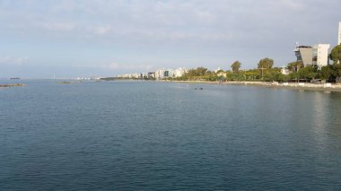 Kıbrıs'ta güzel Limasol Beach
