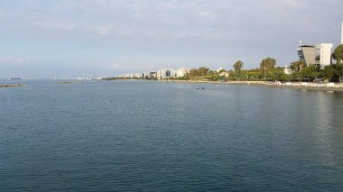 Kıbrıs'ta güzel Limasol Beach