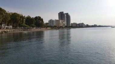 Kıbrıs'ta güzel Limasol Beach