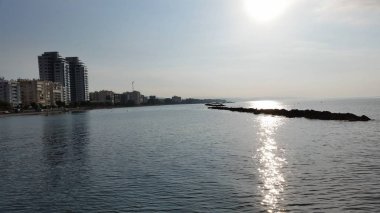 Kıbrıs'ta güzel Limasol Beach