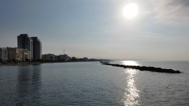 Kıbrıs'ta güzel Limasol Beach