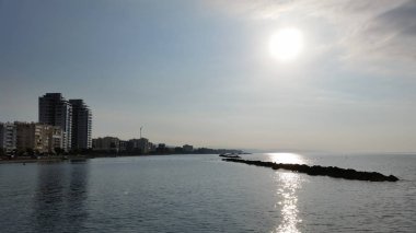 Kıbrıs'ta güzel Limasol Beach