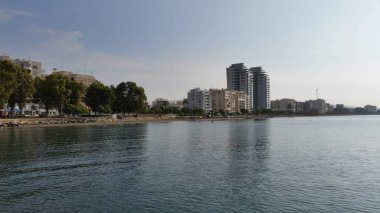 Kıbrıs'ta güzel Limasol Beach