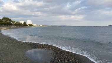 Kıbrıs'ta güzel Limasol Beach