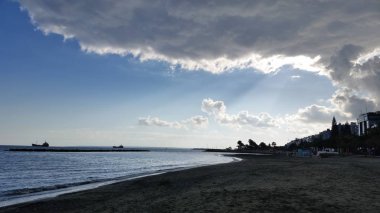 Kıbrıs'ta güzel Limasol Beach
