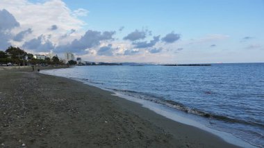 Kıbrıs'ta güzel Limasol Beach