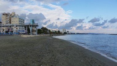 Kıbrıs'ta güzel Limasol Beach