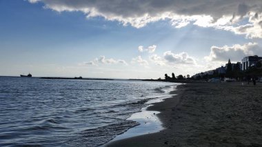 Kıbrıs'ta güzel Limasol Beach