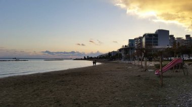 Kıbrıs'ta güzel Limasol Beach