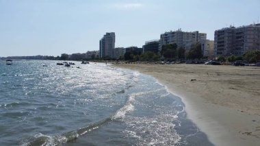 Kıbrıs'ta güzel Limasol Beach