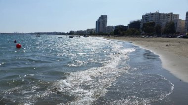 Kıbrıs'ta güzel Limasol Beach