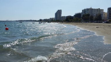 Kıbrıs'ta güzel Limasol Beach