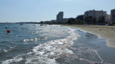 Kıbrıs'ta güzel Limasol Beach