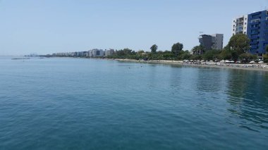 Kıbrıs'ta güzel Limasol Beach