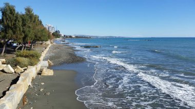 Kıbrıs'ta güzel Limasol Beach