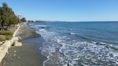 Kıbrıs'ta güzel Limasol Beach