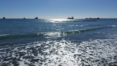 Kıbrıs'ta güzel Limasol Beach